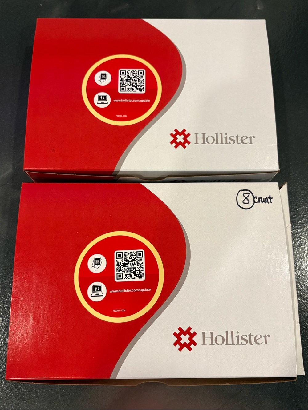 Hollister 18193 Drainable Pouch 2-Piece Set 2 1/4 Flange 18 Count Exp. 2031